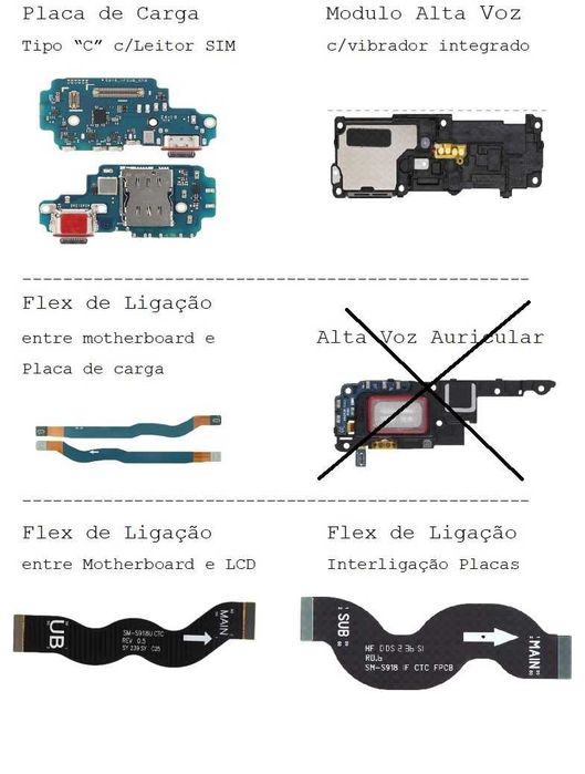 Peças Samsung S23 Ultra