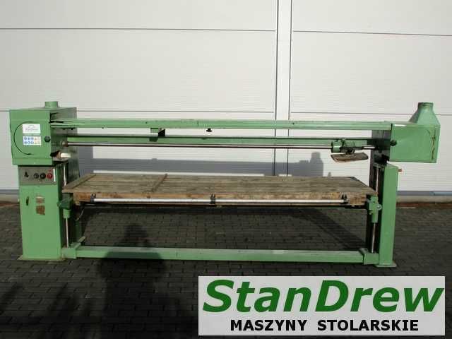 Szlifierka długotaśmowa do drewna SAFO DZJA 250, wbudowany odciąg