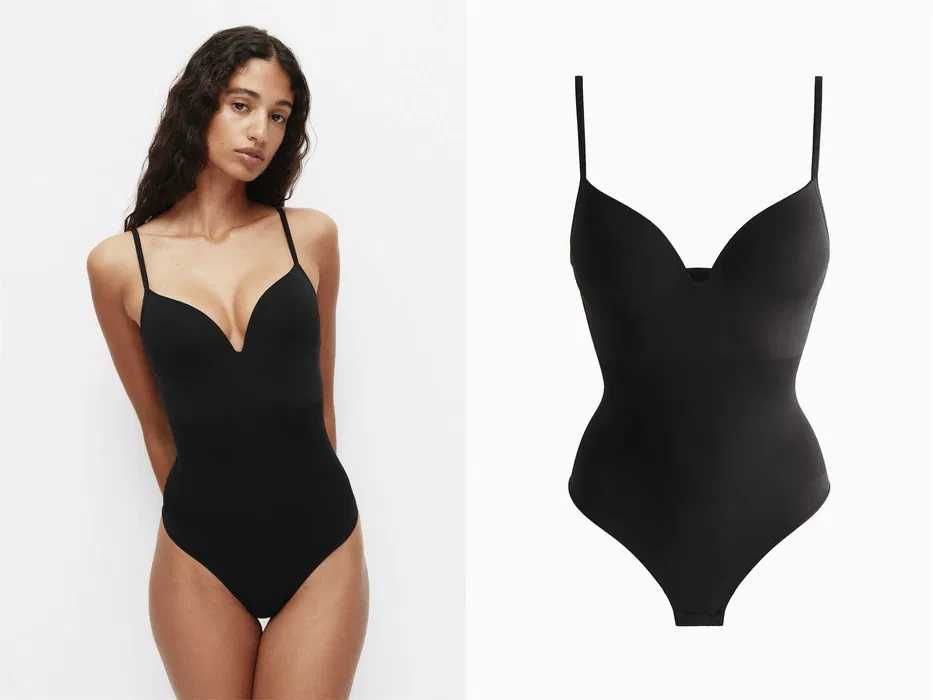 Body XS thong push-up Seamless Light Shape czarne nowa kolekc PROMOCJA