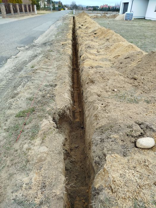 Usługi minikoparka, koparko-ładowarka