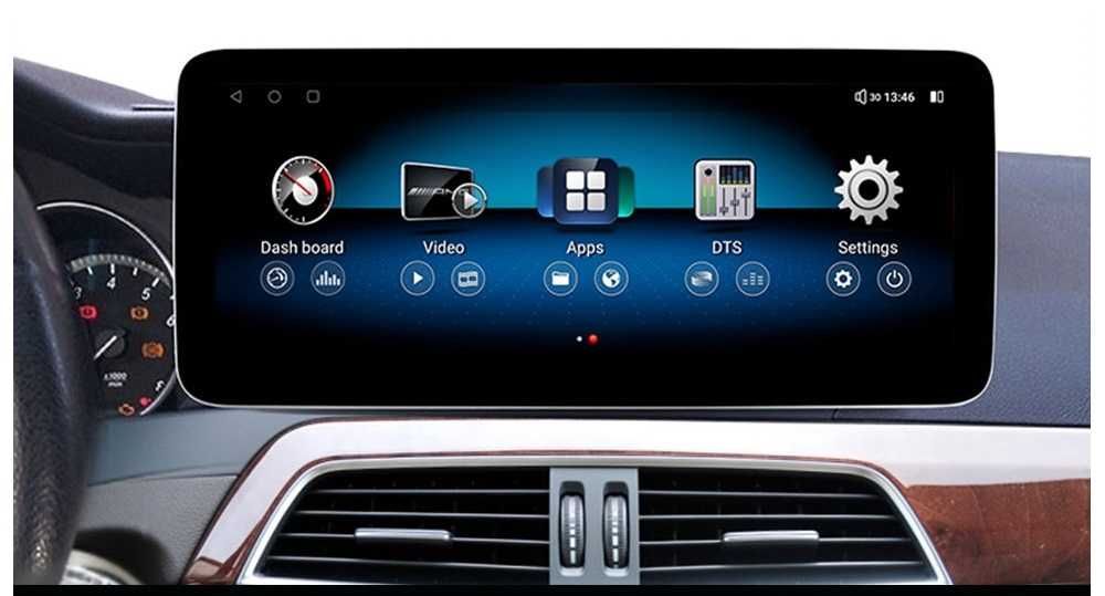 CarPlay Android Radio DAB+ Opcja GPS WiFi 4G Mercedes C W204 NTG4.5