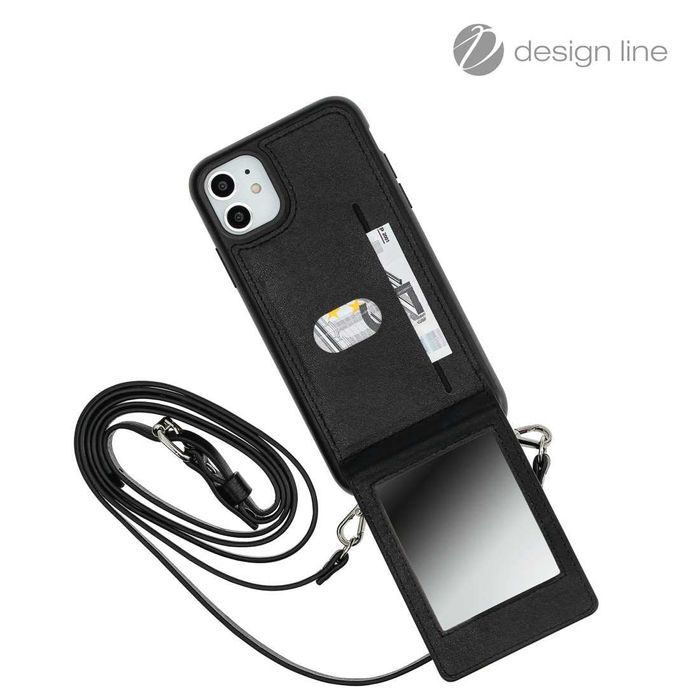 Etui Cross Body lusterko pasek iPhone 12 mini Hama