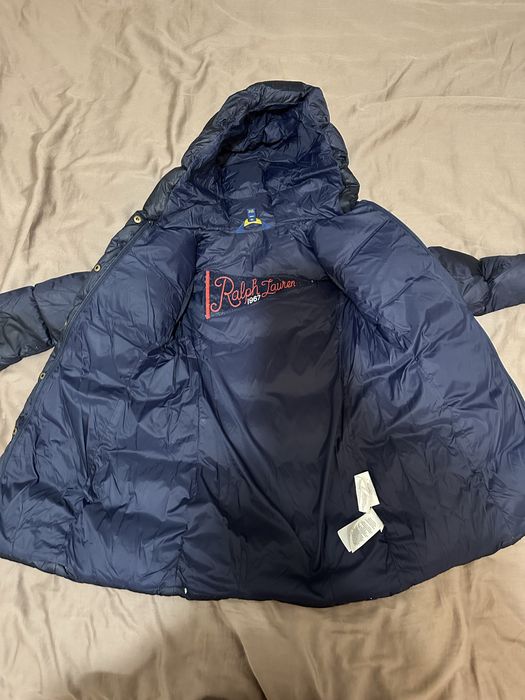 Плащ пуховий Ralph lauren для дівчинки зимовий