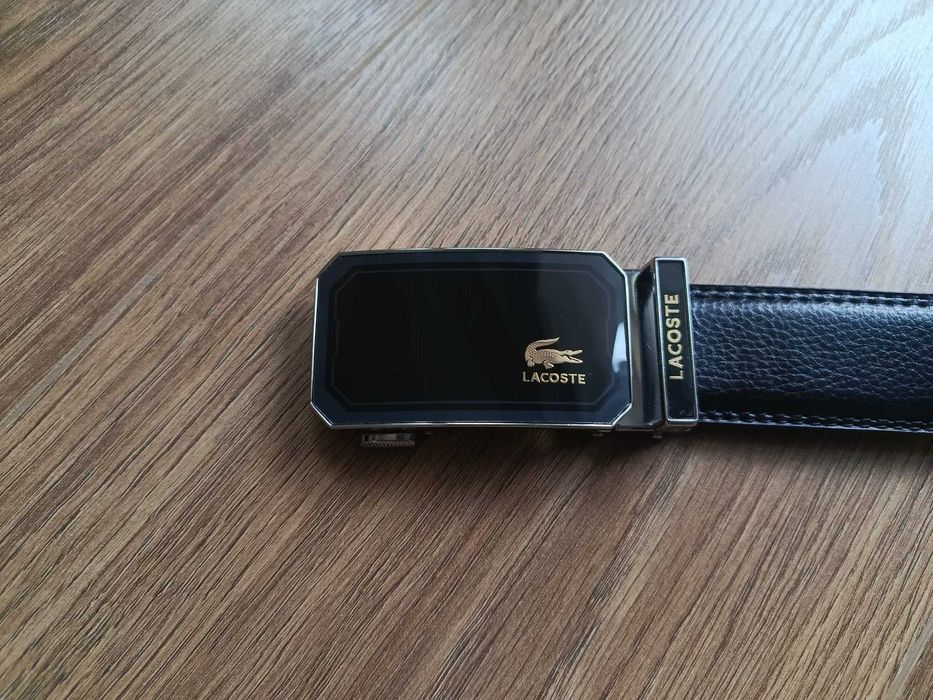 Pasek skórzany męski Lacoste