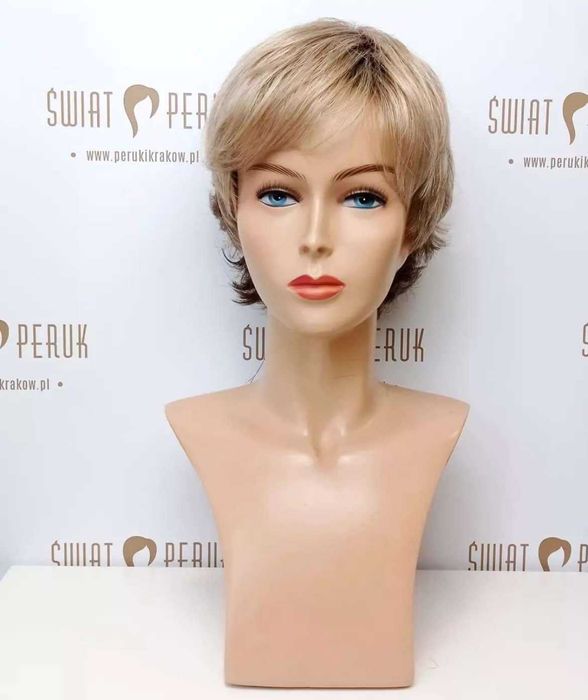 Peruka krótka z włosów syntetycznych OLKUSZ