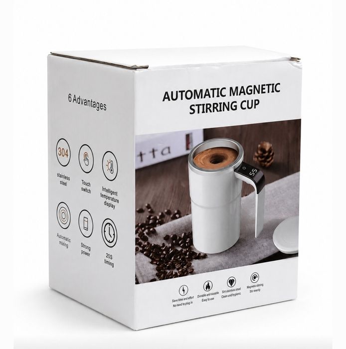 Magnetic mixing cup