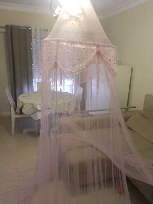 Rede para cama de menina