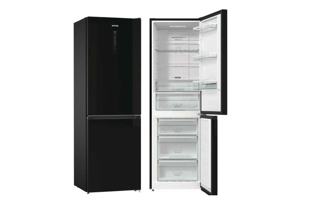 Chłodziarko-zamrażarka Gorenje NRK6192ABK4 No Frost IonAir Multiflow 300L OUTLET 6EH3o/12