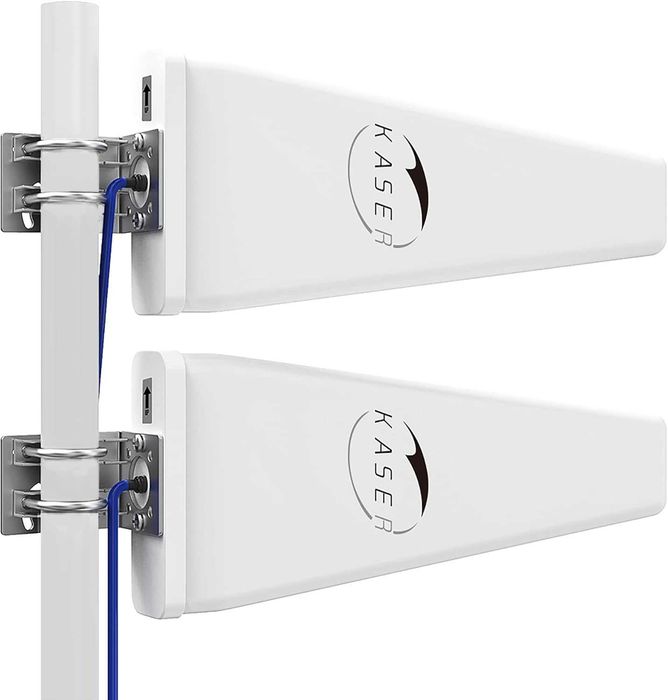 KASER Antena LPDA 4G 5G LTE Zewnętrzna kierunkowa 698-2700 | 3300-3800 MHz