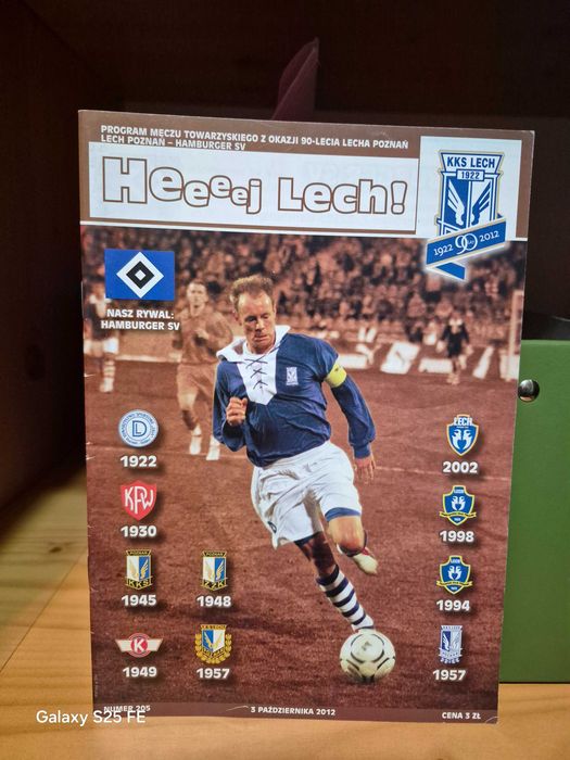 Program meczowy Lech Poznań- Hamburger SV 3.10.2012