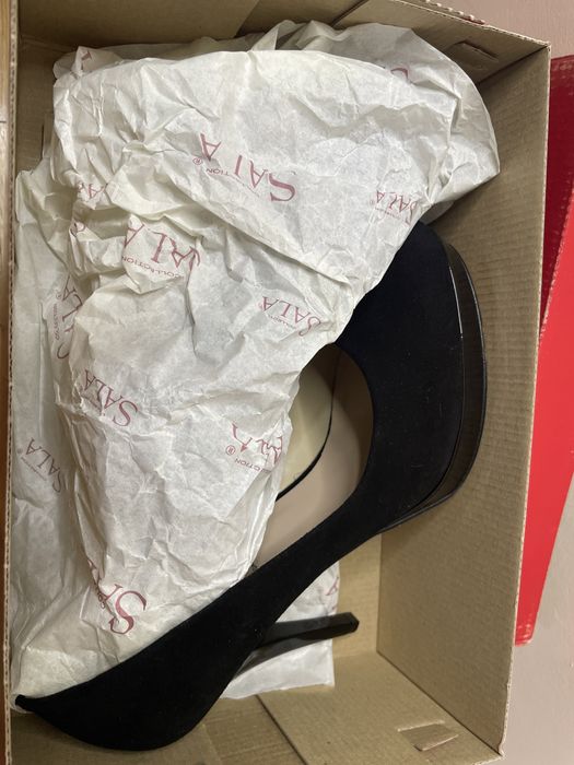 Туфлі на підборах мешти шкіряні