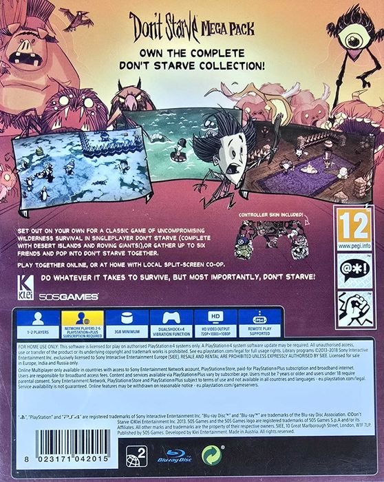 DON'T STARVE MEGA PACK PL Playstation 4 Playstation 5 PS4 PS5 Sklep Multigames Kraków