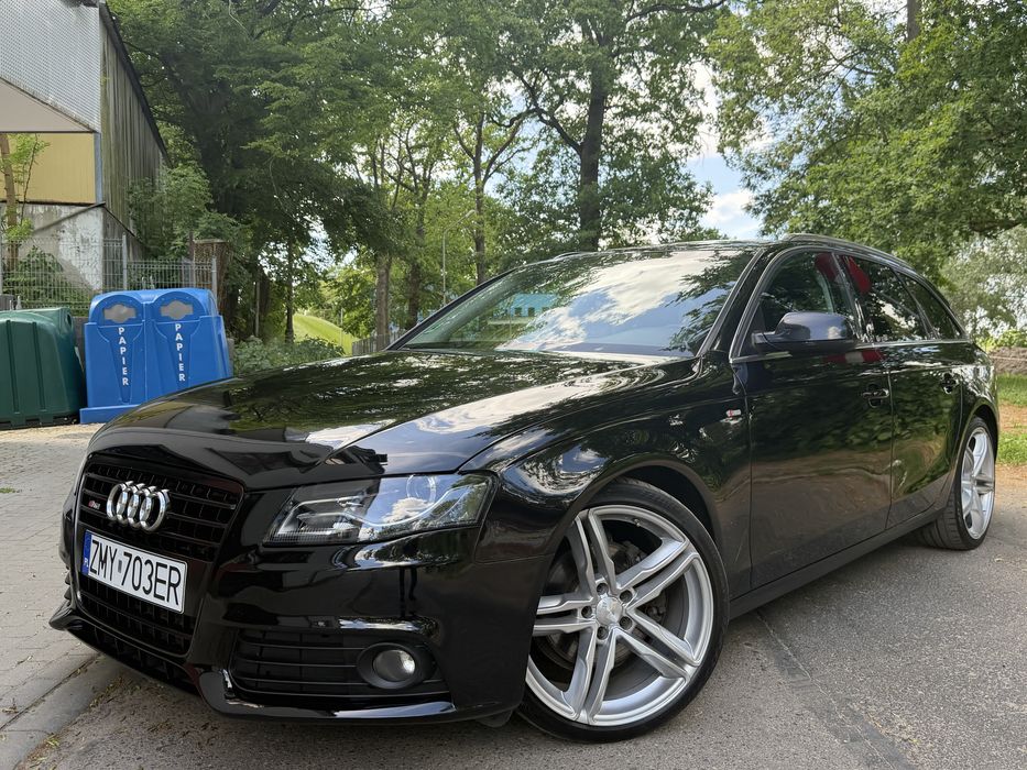 AUDI A4 B8 2.0 TDI CR 143KM 6 BIEGÓW LED Xenon S-Line Alu19 Navi Tempomat
