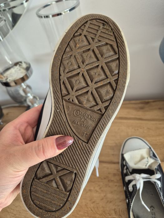 Trampki klapki all star converse 37 czarne
