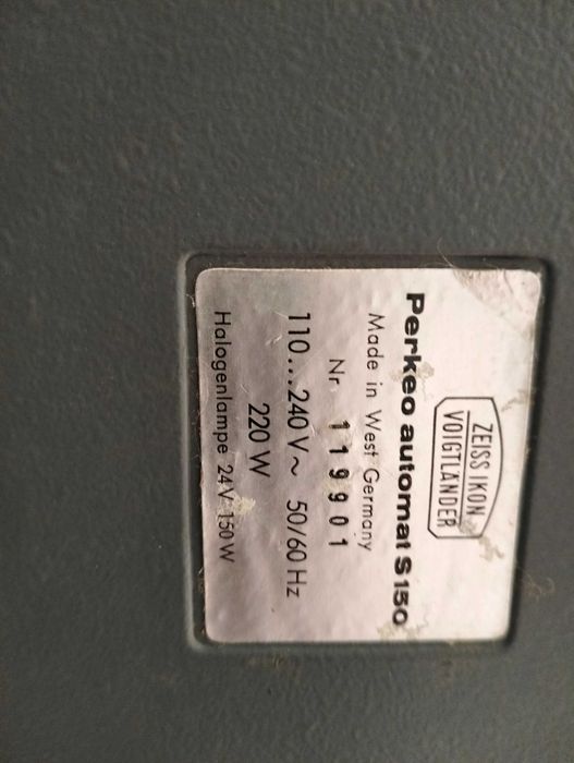 Projetor de slides da década de 70