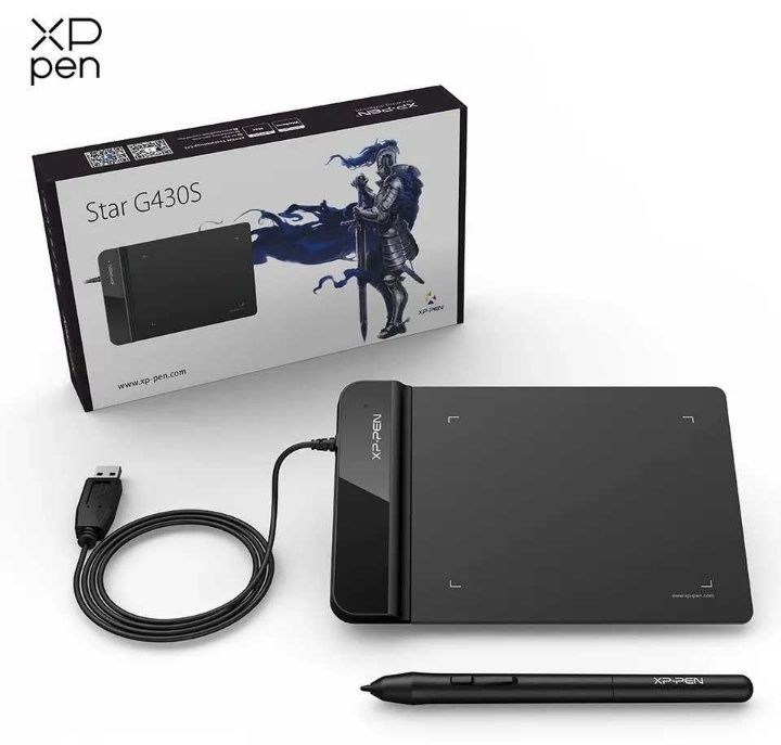 Графічний планшет XP-Pen Star G430S, графический планшет для рисования ...