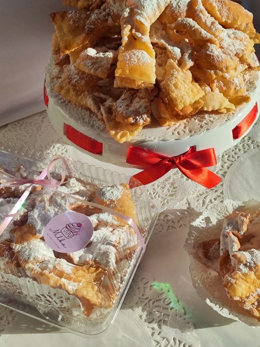 Faworki handmade chruściki tłusty czwartek