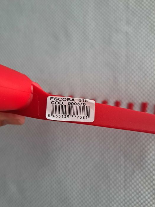 Ancinho para folhas - Plástico - Vermelho - sem pega - Novo!
