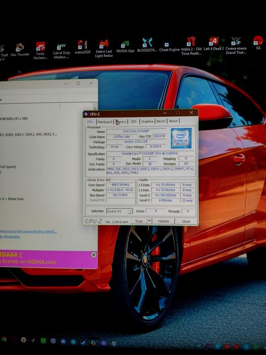 Продам  процессор intel core i3-9100F