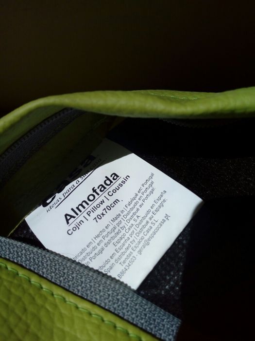 Almofada preta exterior