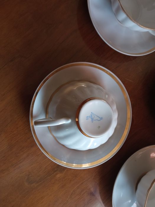 Чайний сервіз Дулево "золота стрічка" на шість персон