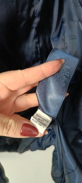 Kurtka Tommy Hilfiger denim M granatowa puchowa