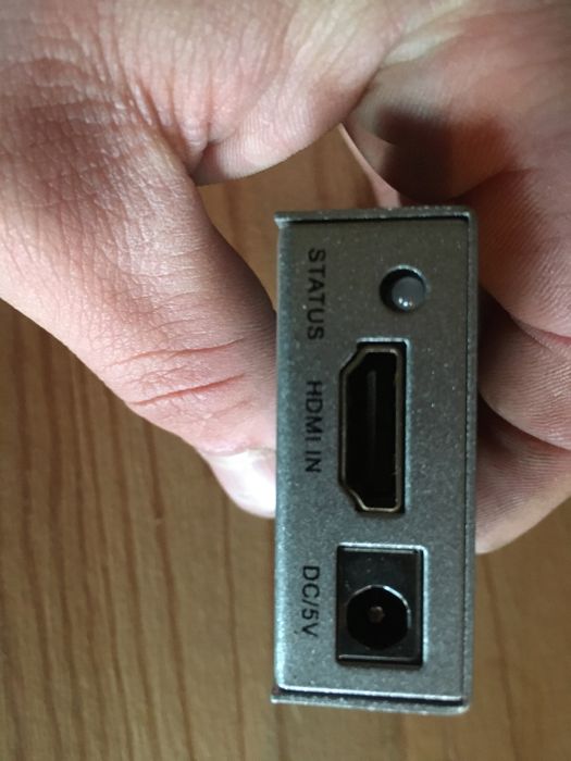 Одноканальный активный удлинитель HDMI сигнала по UTP кабелю. Дальност