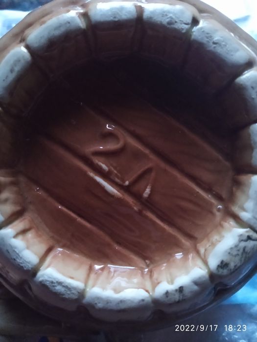 Бочонок керамічний часів СССР для вина