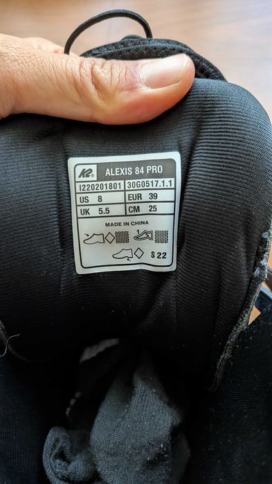 Vendo Patins K2 Alexis 84 Pro - em Linha, usados muito pouco