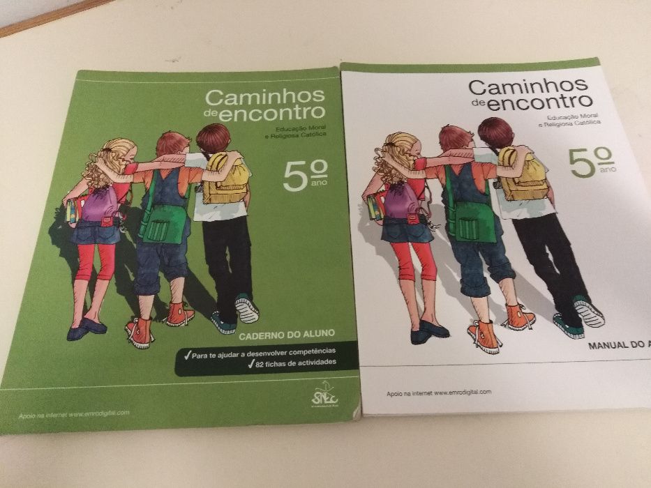 Livro: Caminhos de Encontro - 5º Ano - ISBN 9789728690267
