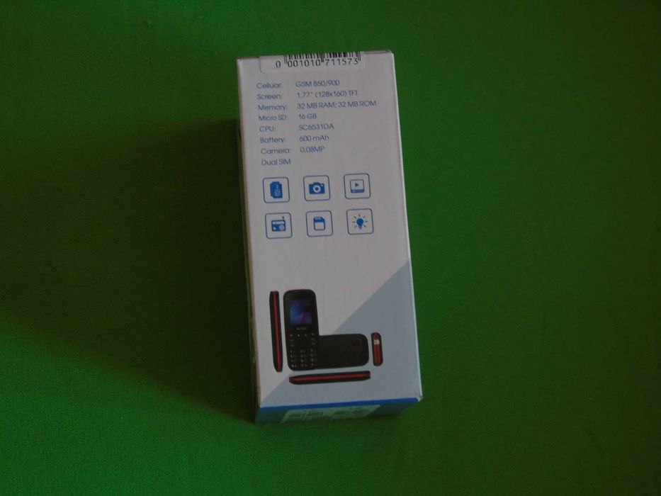 Кнопочний мобільний телефон на дві сім карти Nomi i189s чорного кольор