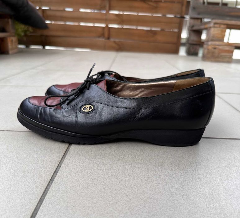 Buty skórzane Bally damskie eleganckie r. 41 (7,5)