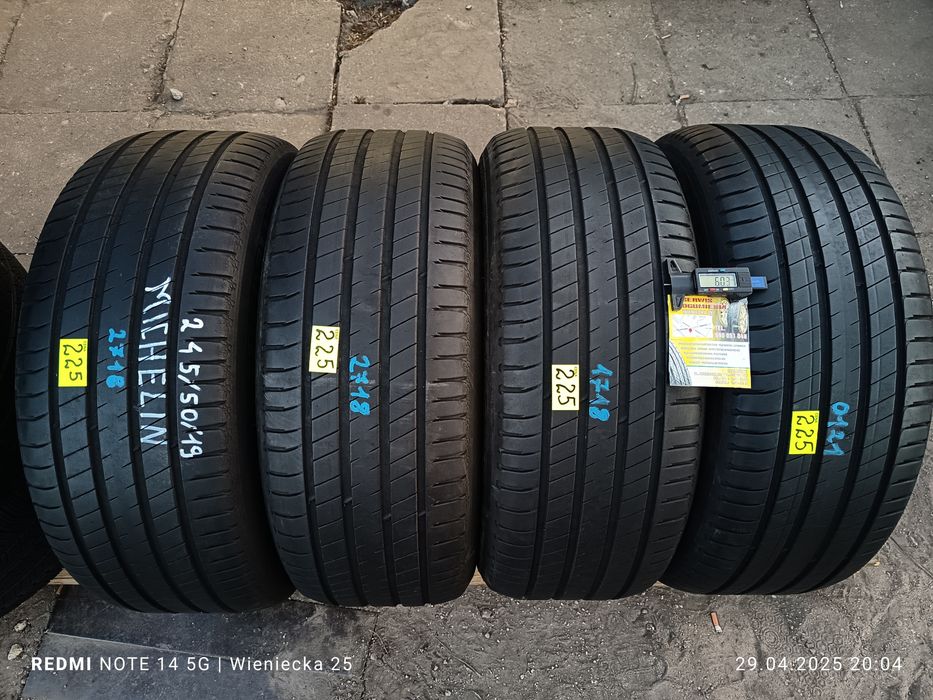 Opony letnie 245/50/19Michelin! Montaż/Wysyłka!
