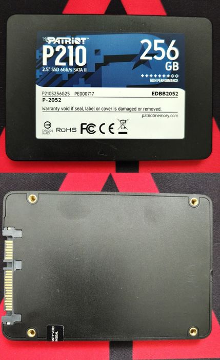 Dysk SSD 256gb Patriot p210