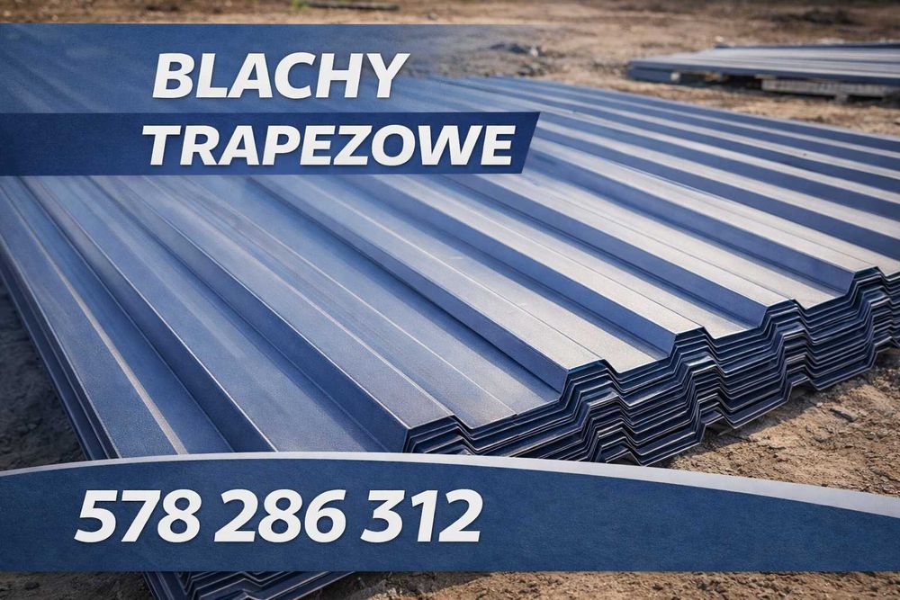 Blacha trapezowa T18 / T7 – tanio! Idealna na dach i elewację!