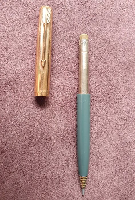 Caneta Lapiseira Parker 51 LL Liquid Lead, de chumbo líquido, 12K, USA