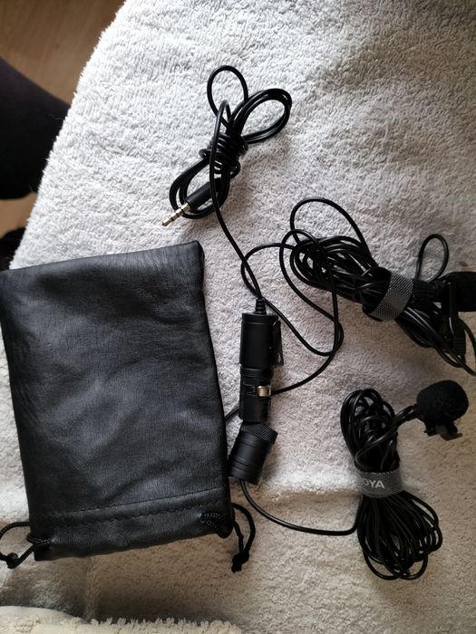 Двойной петличный микрофон Boya