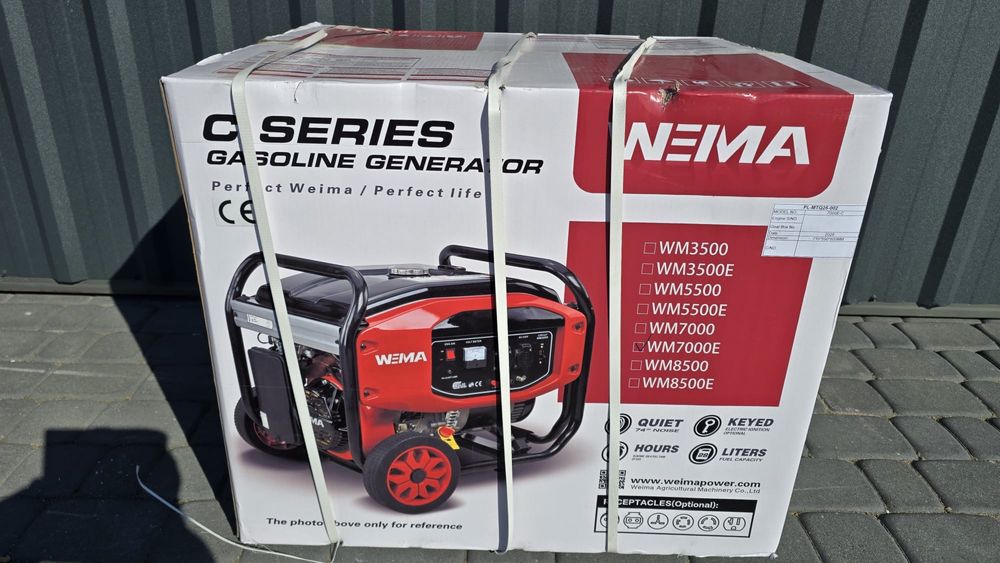 Agregat prądotwórczy WEIMA WM7000E