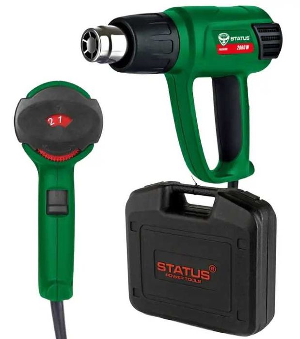 Технічний фен 2 режима STATUS 2000 Вт 450/600°C 250/500 л/хв