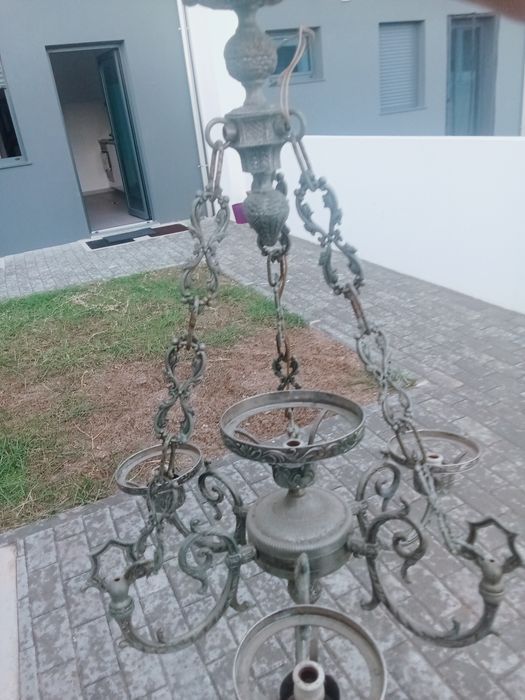 Candeeiro em estanho