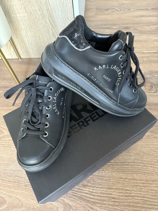 Buty Karl Lagerfeld czarne sneakersy