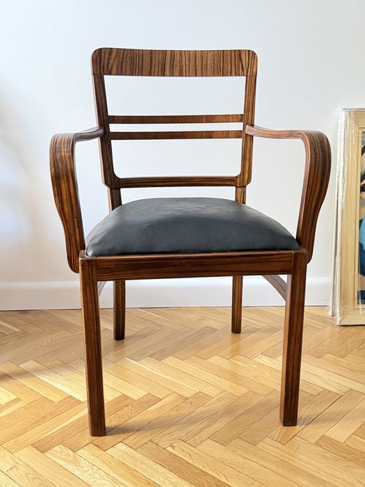 Fotel art deco po renowacji