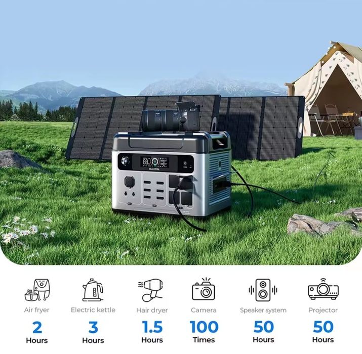 Зарядна станція Oukitel P2001E Plus / 2400 Вт / 2048 Вт⋅год / LiFePO4