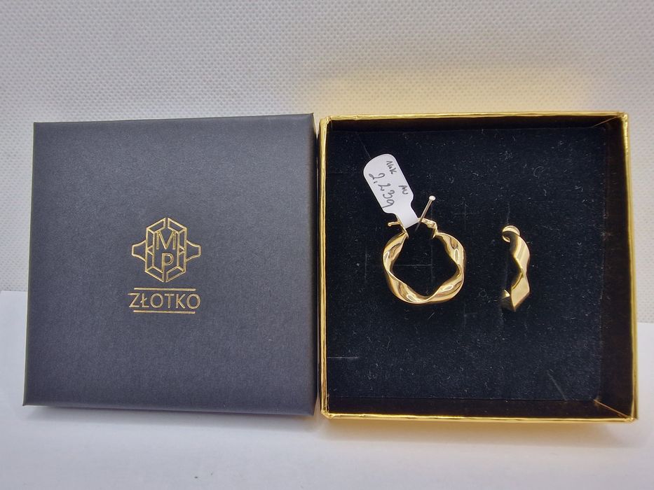 Kolczyki złoto 585 14k