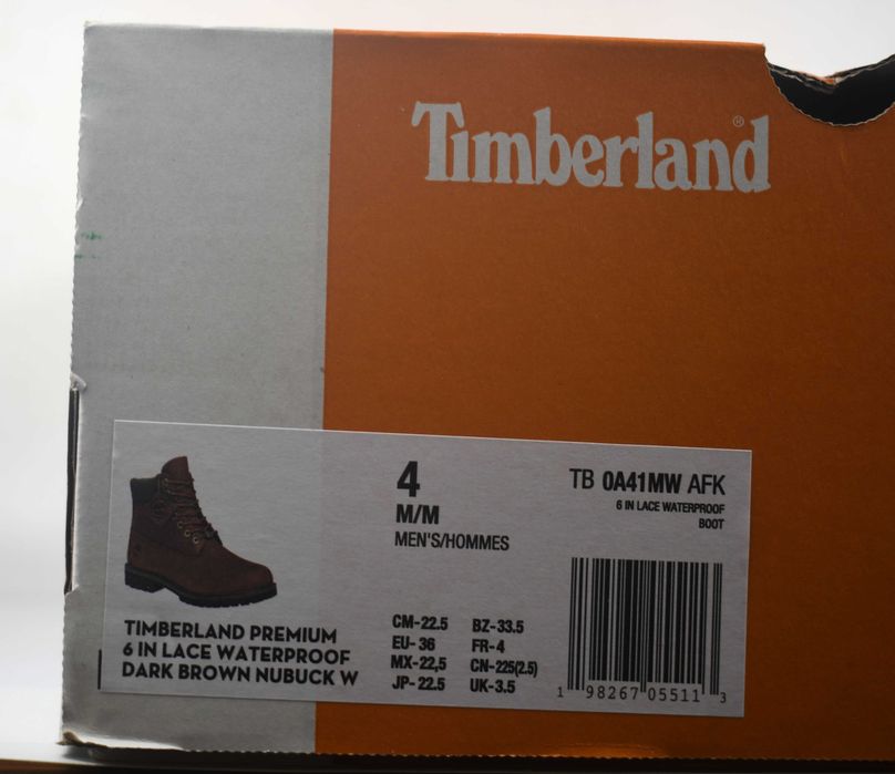 Trapery Timberland Premium 6 In Waterproof Boot roz. 36
