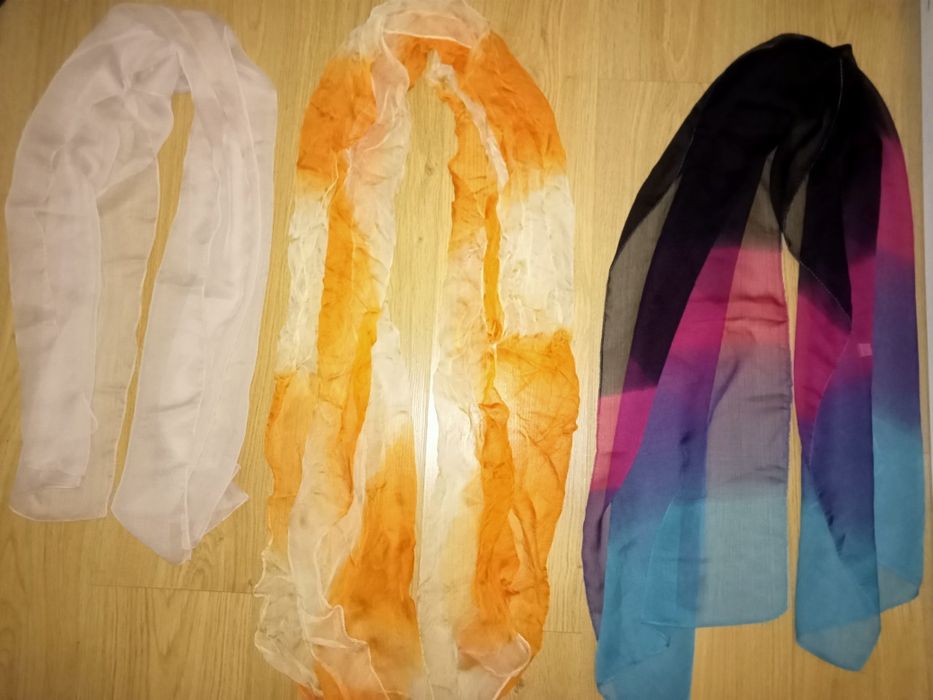 Conjunto 5 lenços coloridos