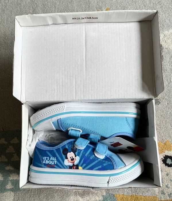 Tenisówki na rzepy nowe Mickey Mouse r. 30