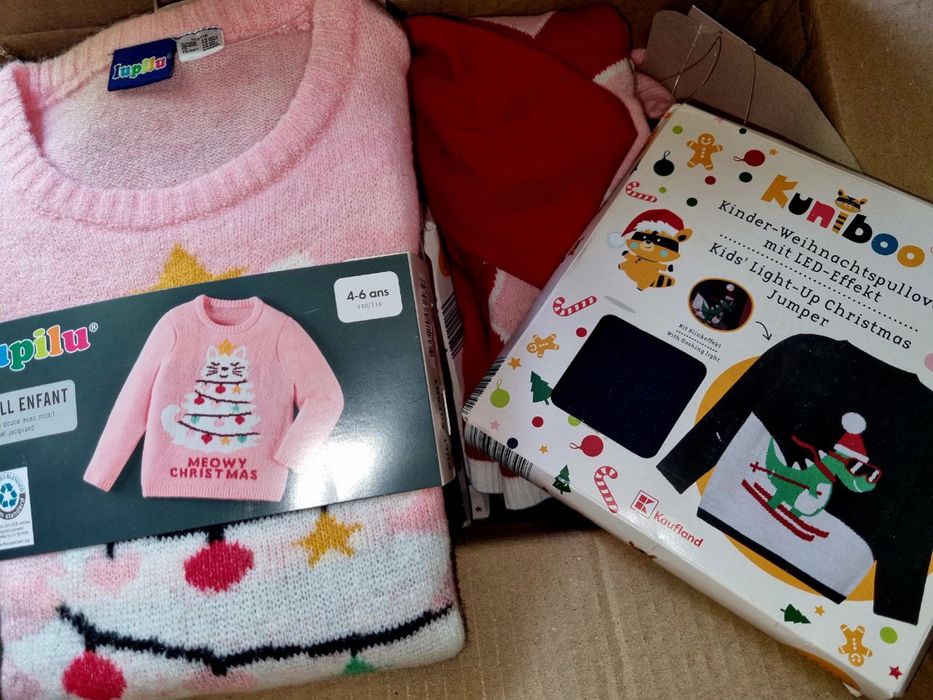 Новогодние детские свитера