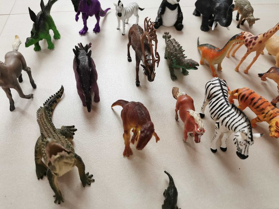 MIX Zestaw Figurek Zwierząt i Dinozaurów Schleich Collecta Delta inne