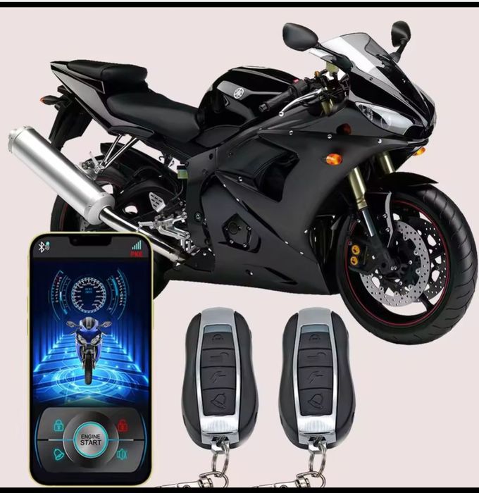 Сигнализация Охрана для мотоцикла - мопеда , пульт 315 МГц, Bluetooth